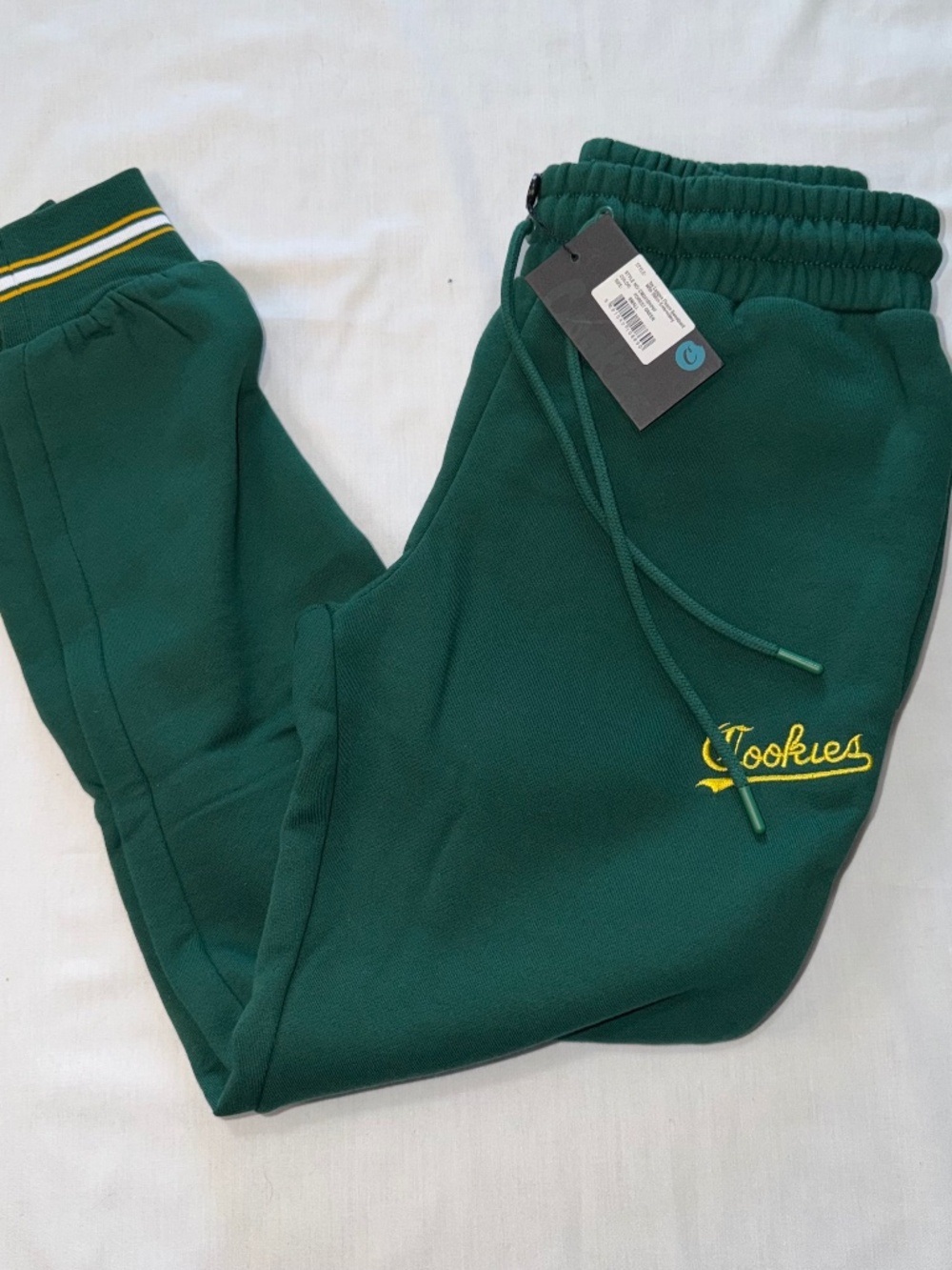 Cookies SF Ivy League Sweatpants Greenbay Packers color-way. Brand New.